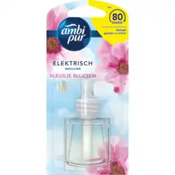 Jumbo Ambi pur elektrische luchtverfrisser navulling vleugje bloesem 20ml aanbieding