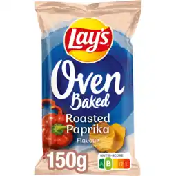 Jumbo Lay's oven baked paprika chips 150g aanbieding