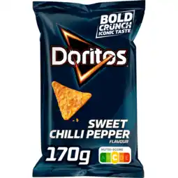 Jumbo Doritos sweet chilli pepper tortilla chips 170g aanbieding