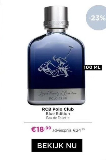 ICI Paris XL Rcb polo club blue edition eau de toilette aanbieding