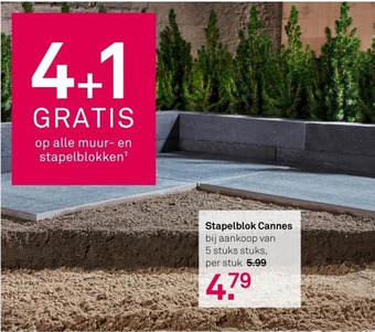 Karwei Stapelblok cannes aanbieding