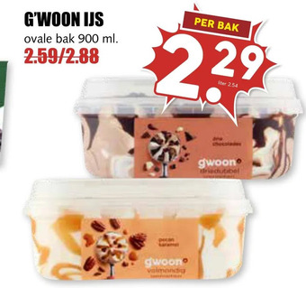 MCD Supermarkt G'woon ijs aanbieding