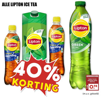 MCD Supermarkt Alle lipton ice tea aanbieding