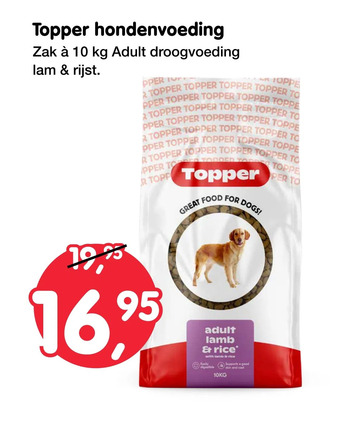 Jumper Topper hondenvoeding aanbieding