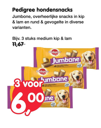 Jumper Pedigree hondensnacks aanbieding