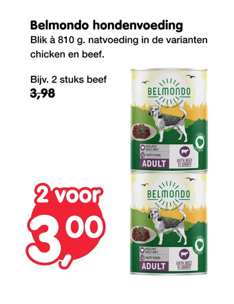 Jumper Belmondo hondenvoeding aanbieding