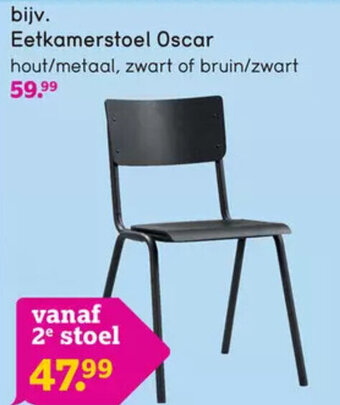 Leen Bakker Eetkamerstoel Oscar aanbieding