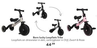 Baby & Tiener Born lucky Loopfiets Trike aanbieding