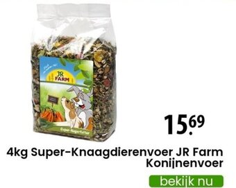 Zooplus 4kg Super-Knaagdierenvoer JR Farm Konijnenvoer aanbieding