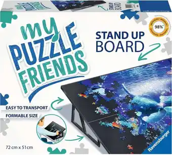 Bol.com Ravensburger puzzel ezel tot 1000 stukjes - 72.5x50.5cm - puzzelmat aanbieding
