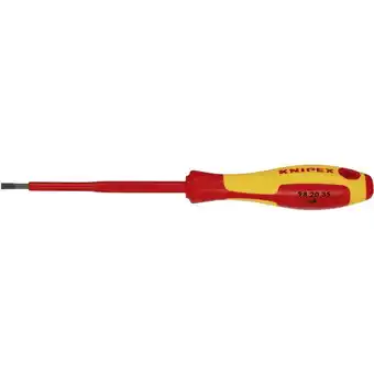 Conrad Knipex vde vde platte schroevendraaier kopbreedte: 3.5 mm koplengte: 100 mm din en 60900 aanbieding