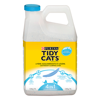 Zooplus 1 + 1 gratis! 2 x purina tidy cats - lightweight ocean freshness (2 x 20 l) aanbieding