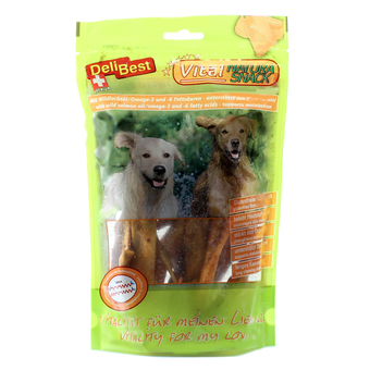 Zooplus 200g vital natura wildzalmolie delibest hondensnacks aanbieding