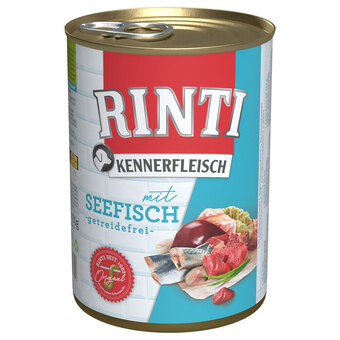 Zooplus Rinti kennerfleisch 1 x 400 g - zeevissen aanbieding