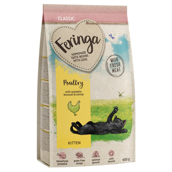 Zooplus Probeerprijs: 400 g feringa droog kattenvoer - kitten classic gevogelte - 400 g aanbieding