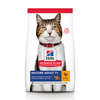 Zooplus 2x10kg mature adult 7+ active longevity kip hill's science plan kattenvoer aanbieding