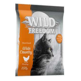 Zooplus Wild freedom adult sterilised wide country met gevogelte kattenvoer - 150 g aanbieding