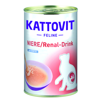 Zooplus 24x135ml kattovit nier/renal drink voor katten aanbieding