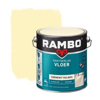 Praxis Rambo pantserlak vloer dekkend zijdeglans ral9001 2,5l aanbieding