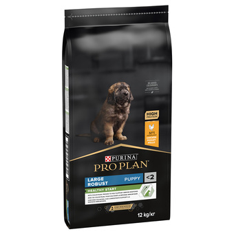 Zooplus 2x12kg large robust puppy optistart kip & rijst pro plan hondenvoer aanbieding