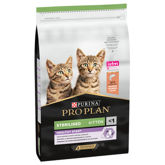 Zooplus 2x10kg purina sterilised kitten rijk aan zalm pro plan kattenvoer aanbieding