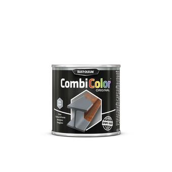 Praxis Combicolor metaalverf staalgrijs hoogglans 250ml aanbieding