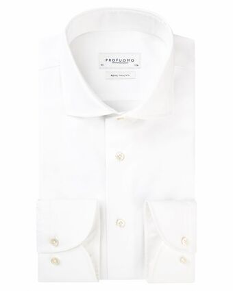 Only for Men Profuomo sky blue slim fit heren overhemd lm aanbieding