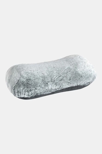 Bever Human comfort mions compact pillow rabbit fleece kussen grijs aanbieding