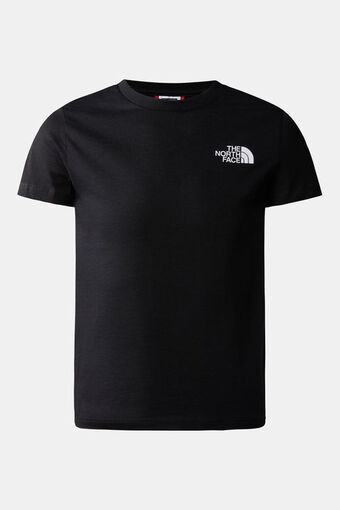 Bever The north face simple dome t-shirt tiener zwart aanbieding