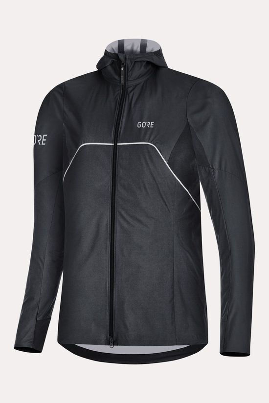 Gore wear r7 goretex shakedry tail hooded jas dames zwart aanbieding bij Bever
