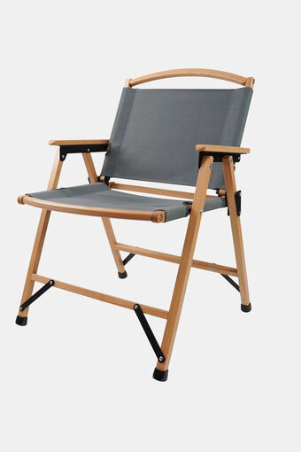 Bever Human comfort campingstoel chair dolo canvas xl grijs aanbieding