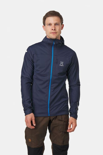 Bever Haglöfs l.i.m. hybrid softshell jas blauw aanbieding