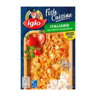 Coop Iglo fish cuisine italiano aanbieding