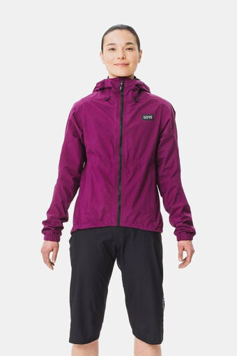 Bever Gore wear endure jacket womens paars aanbieding