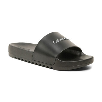 Plutosport Calvin klein chunky pool slide slippers heren aanbieding