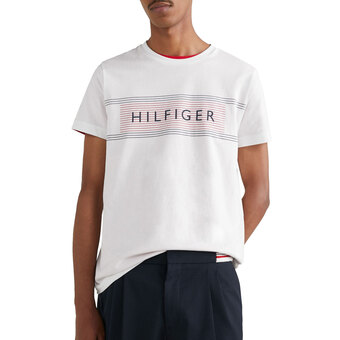 Plutosport Tommy hilfiger slim fit logo shirt heren aanbieding