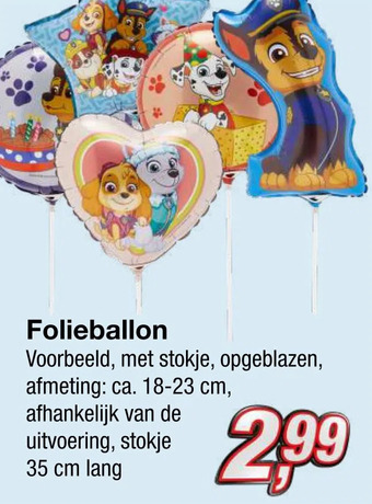 Kik Folieballon aanbieding