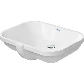 Sanitairwinkel.nl Duravit d code onderbouwwastafel 56x40cm zonder kraangat met overloop wit aanbieding