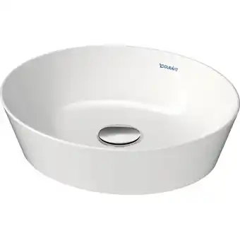 Sanitairwinkel.nl Duravit cape cod waskom ovaal zonder kraangat zonder overloop 40x36cm mat wit/wit aanbieding