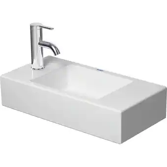 Sanitairwinkel.nl Duravit vero air fontein met kraangat links 50 x 25 cm wit aanbieding