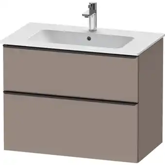 Sanitairwinkel.nl Duravit d-neo wastafelonderkast 81x62.5x46.2cm 1 lade basalt mat aanbieding