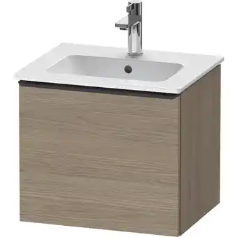 Sanitairwinkel.nl Duravit d-neo wastafelonderkast 51x44x40.2cm 1 lade eiken (terra) mat aanbieding