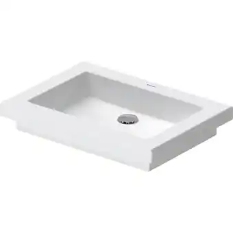 Sanitairwinkel.nl Duravit 2nd floor opbouwwastafel zonder overloop zonder kraanvlak 58x41.5cm m. wg wit aanbieding