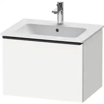 Sanitairwinkel.nl Duravit d-neo wastafelonderkast 61x44x46.2cm 1 lade wit mat aanbieding