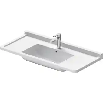 Sanitairwinkel.nl Duravit philippe starck 3 meubelwastafel 105x48.5cm met wondergliss wit aanbieding