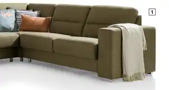 Happy@Home Sydney hoekopstelling in stof aanbieding