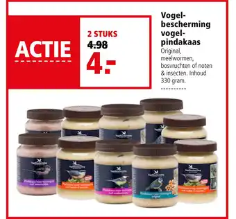 Welkoop Vogel- bescherming vogel- pindakaas 330 gram aanbieding