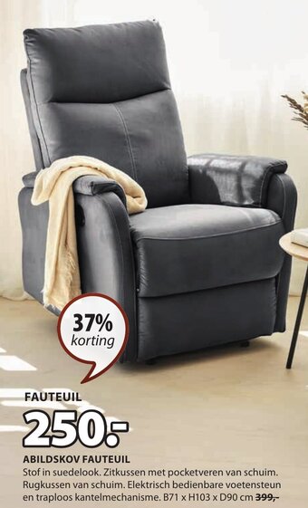Jysk ABILDSKOV FAUTEUIL aanbieding