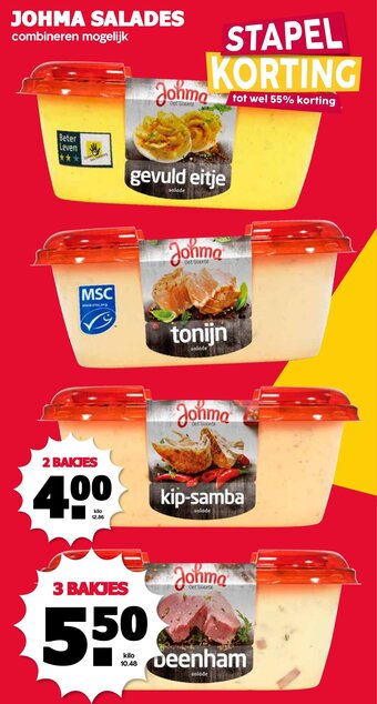 De Boerenschuur JOHMA SALADES aanbieding