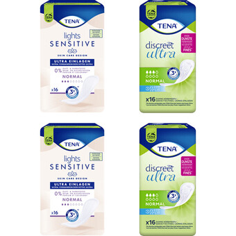 Albert Heijn Tena normal & lights sensitive pakket aanbieding